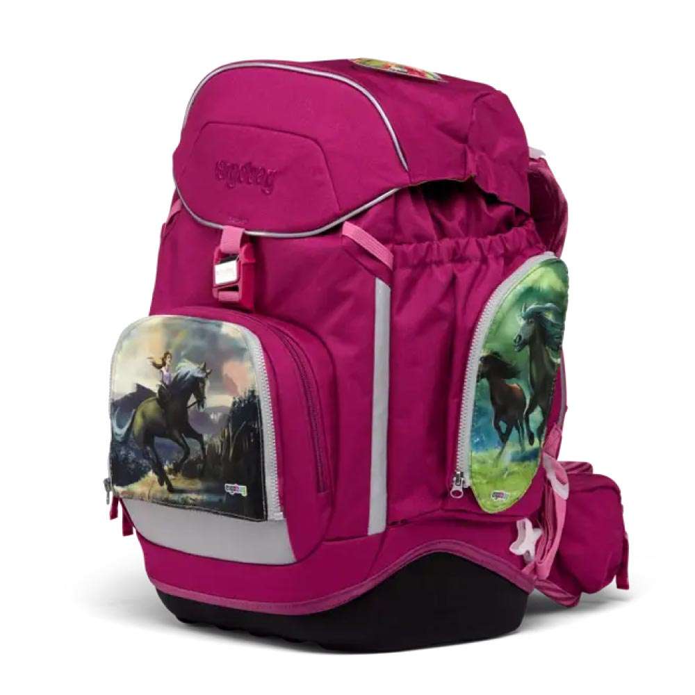 ERGOBAG Zippies - Pferde Abenteuer an Schulranzen seitlich