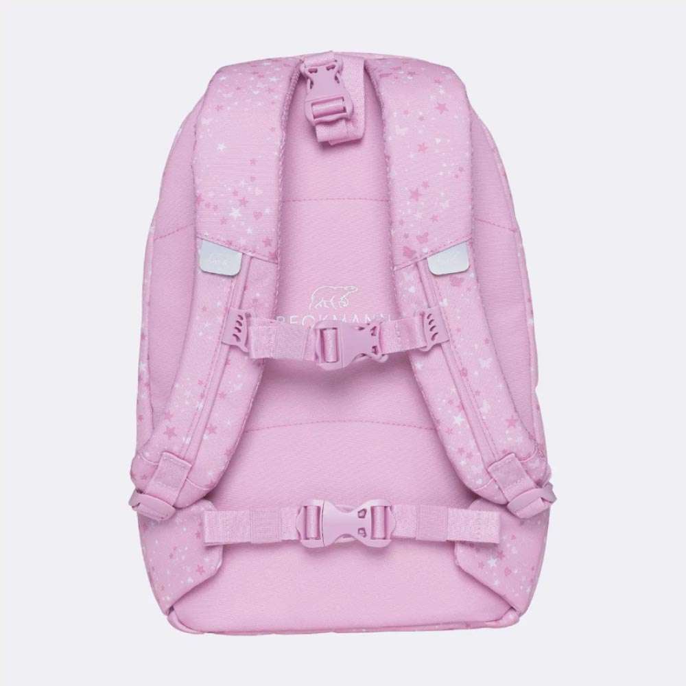 BECKMANN Schulranzen Active Air FLX 6 tlg - Rosie Brottasche Rückansicht