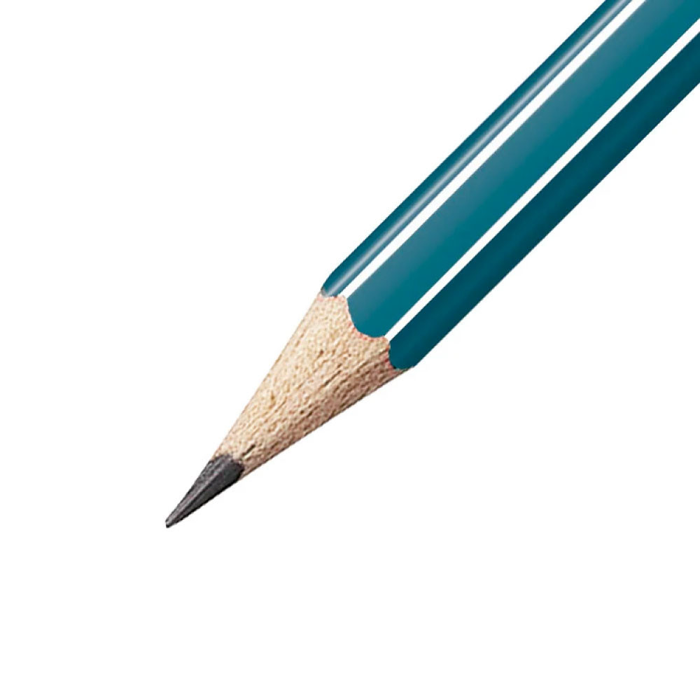 STABILO Schulbleistift  pencil 160 mit Radierer Einstelstift petrol Mine