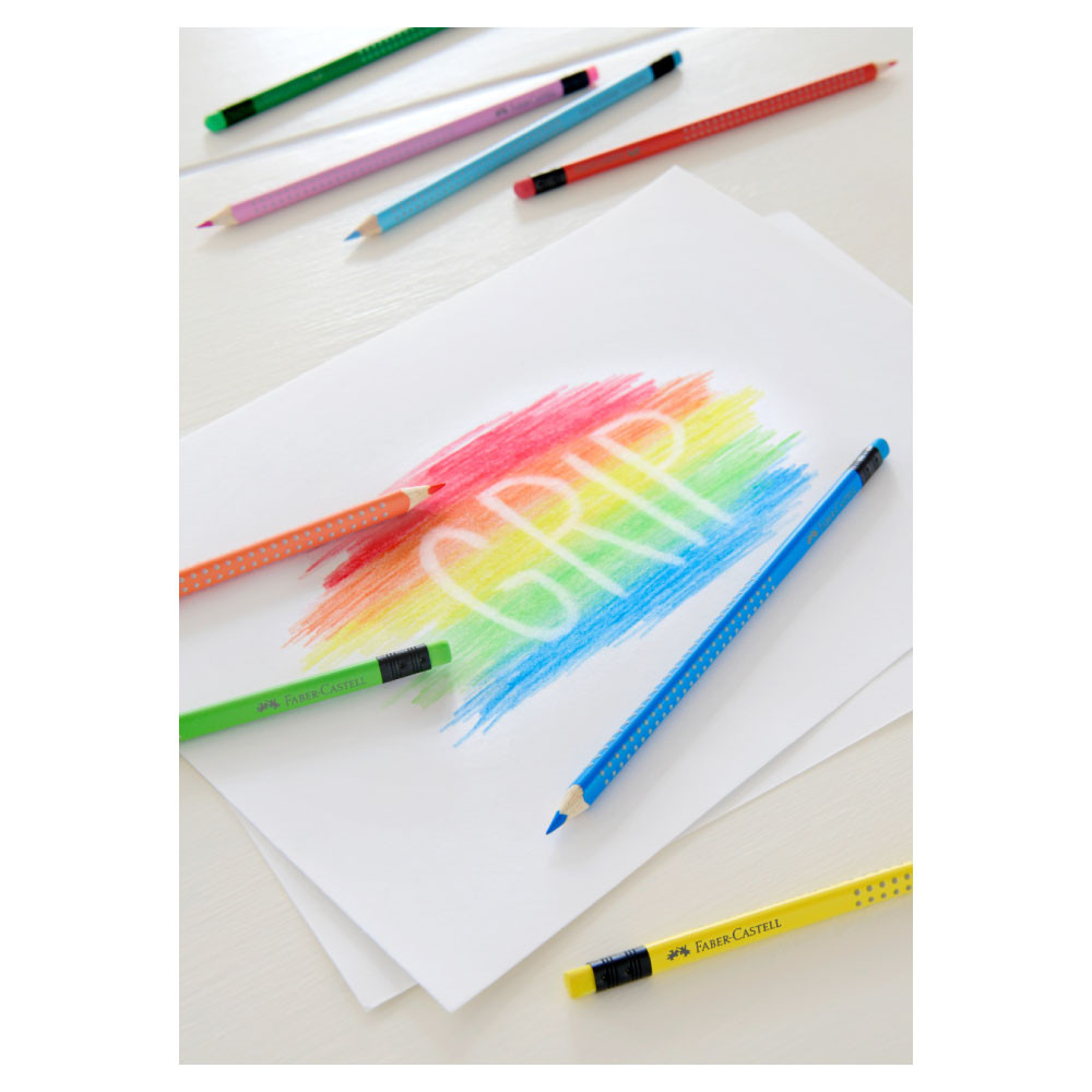 FABER CASTELL Farbstift mit Radierer