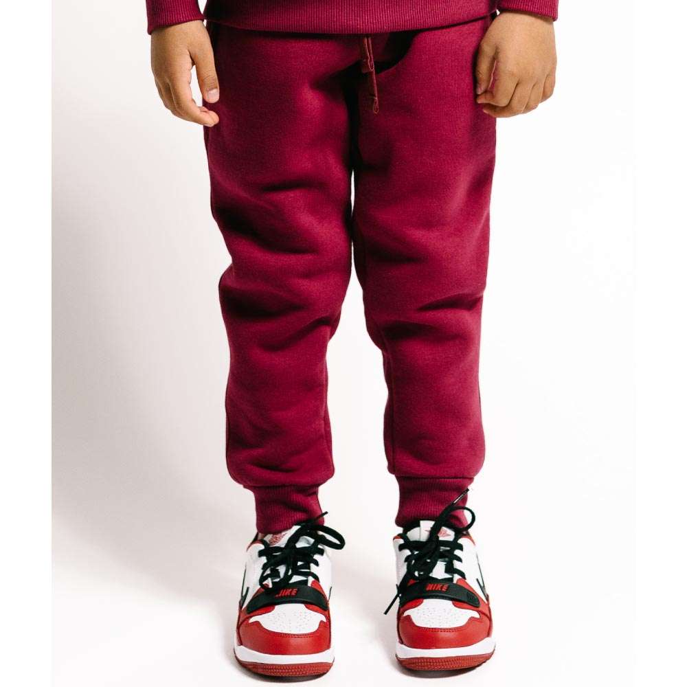 Children Urban Basic Jogginghose - Bordeaux Front