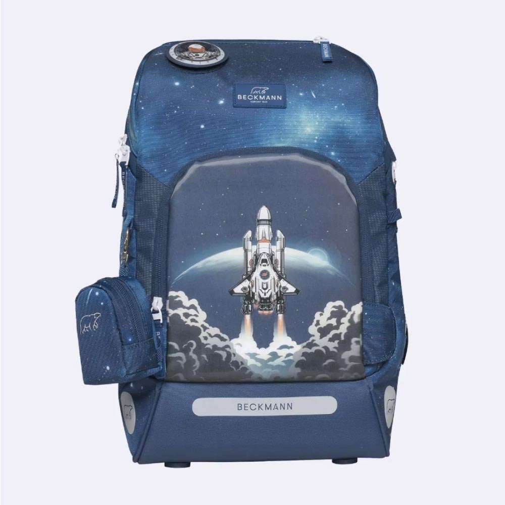 BECKMANN Schulranzen ACTIVE AIR FLX 6 tlg - Space Mission Front