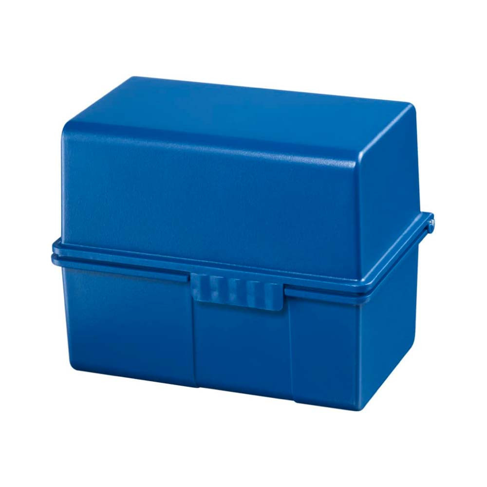 HAN Karteikartenbox blau A8 geschlossen