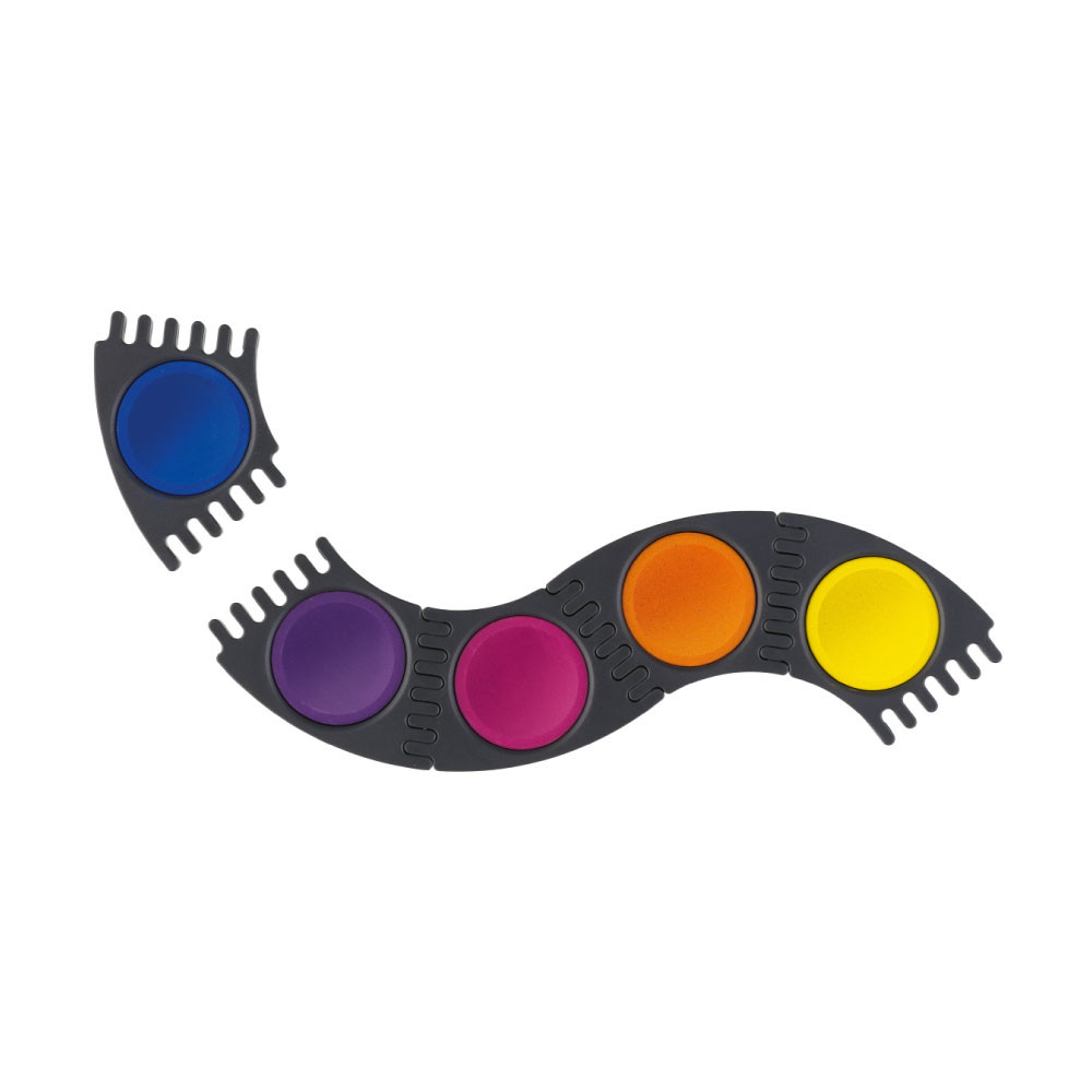 FABER-CASTELL Farbkasten Connector und Einzelfarben beige Varianten