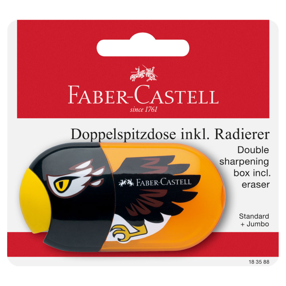 FABER-CASTELL Doppelanspitzer + Radierer Adler
