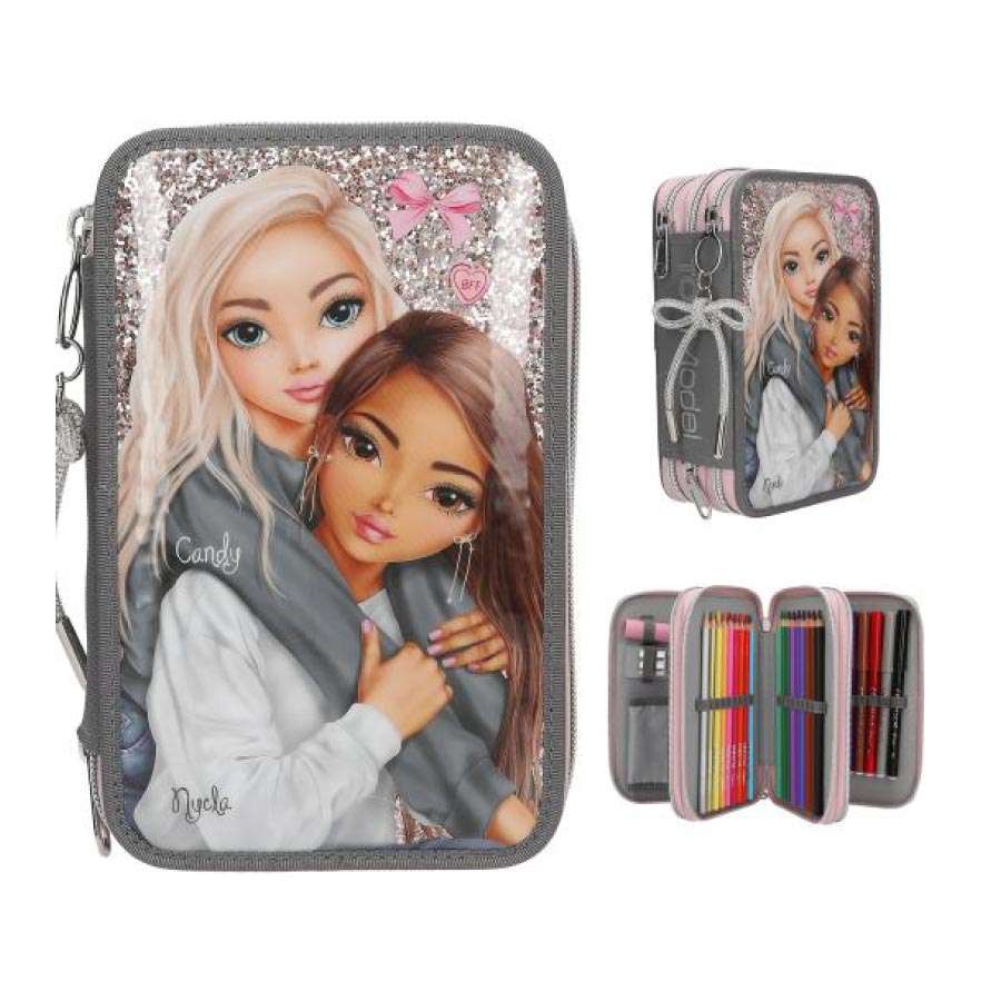 TOPMODEL 3 Fach Federtasche - MY BFF Set