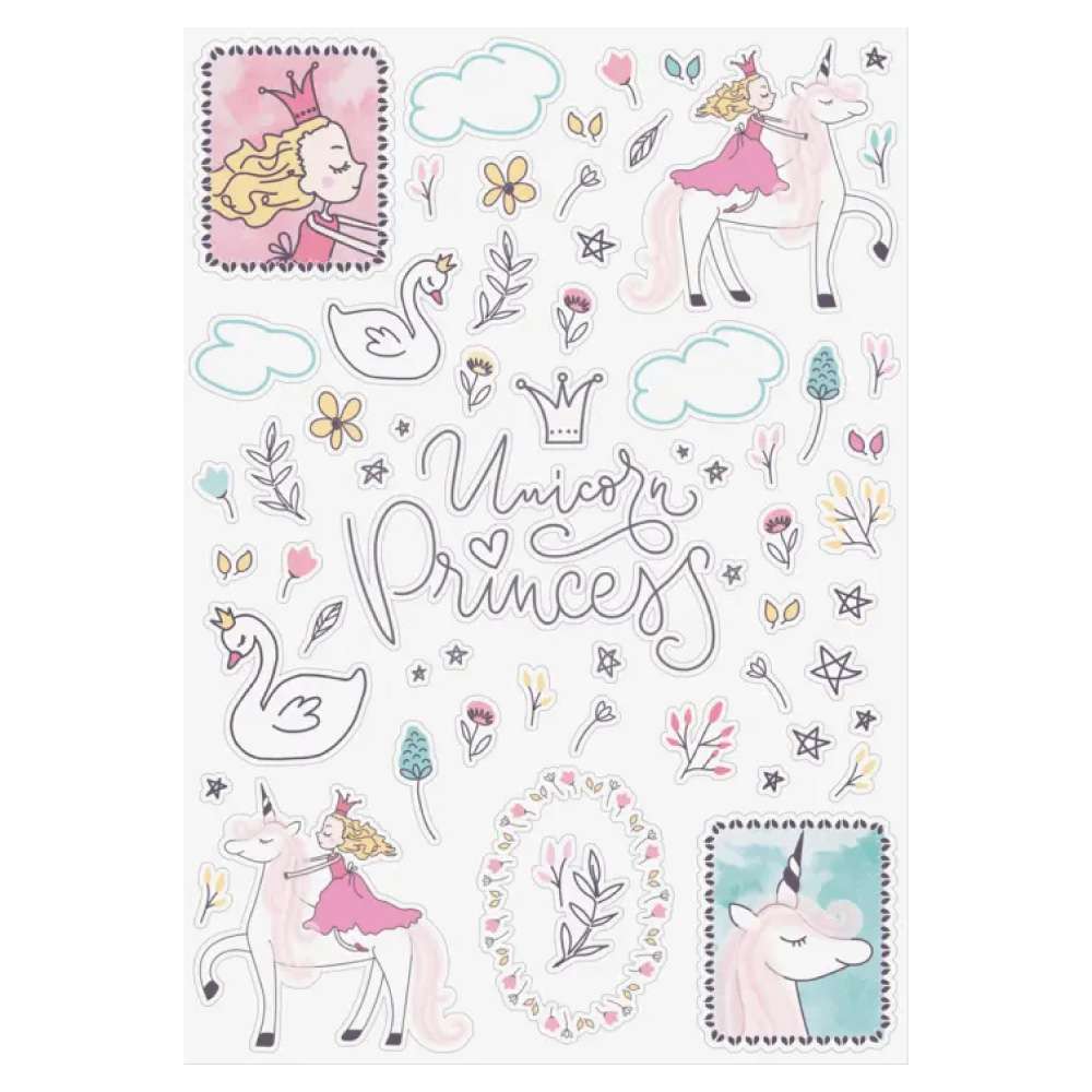 BRUNNEN Freundebuch Einhorn Princess Sticker