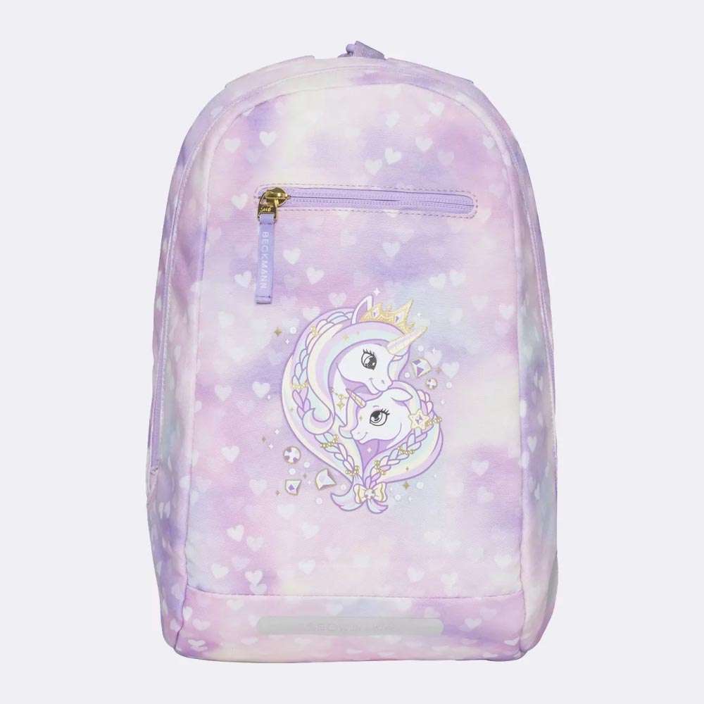 BECKMANN Schulranzen Set AIR PLUS 6 tlg - Princess Purple Sporttasche Front