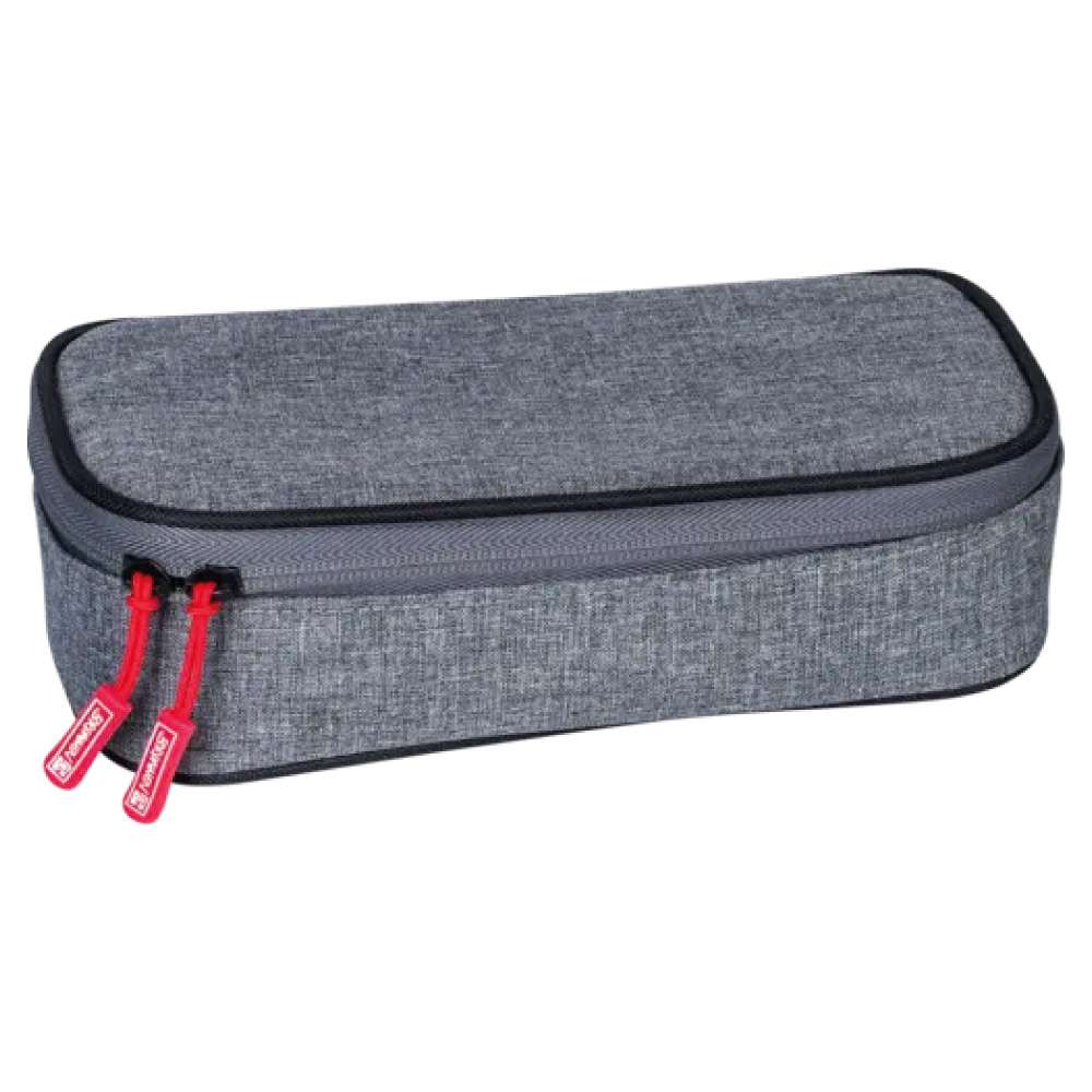 BRUNNEN Schlampermäppchen Combi-Etui 1-ZIP „Stone“ | 1 Klappe(n), black