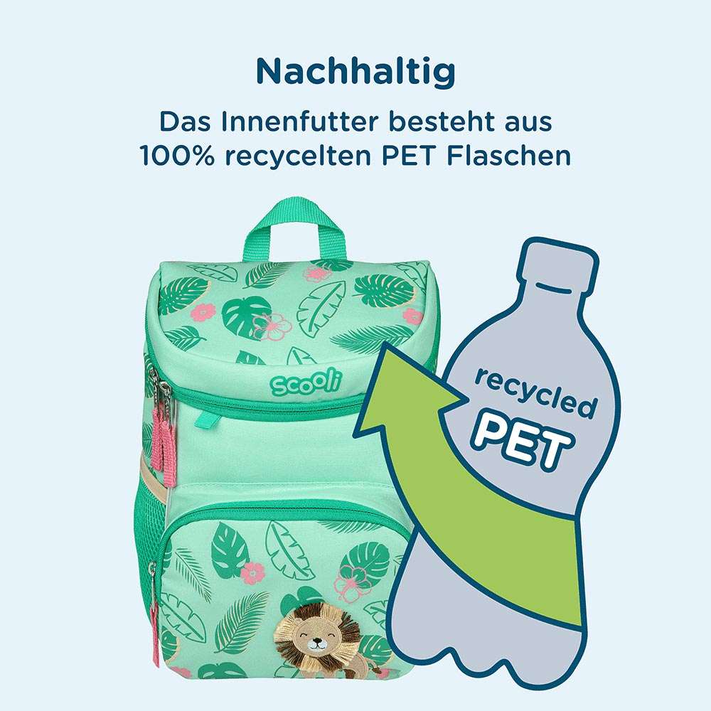 SCOOLI  Kindergarten Rucksack MINI-ME - Leo Lion nachhaltig