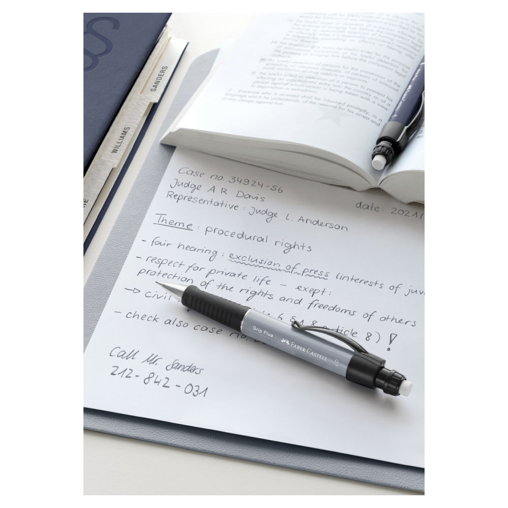 FABER-CASTELL Druckbleistift Grip Plus Papier schreiben