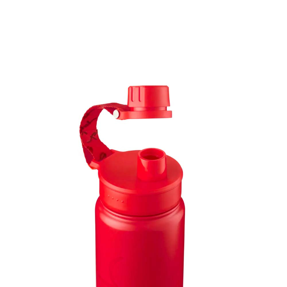 SATCH Trinkflasche - in verschiedenen Farben - Trinkflasche Rot offen