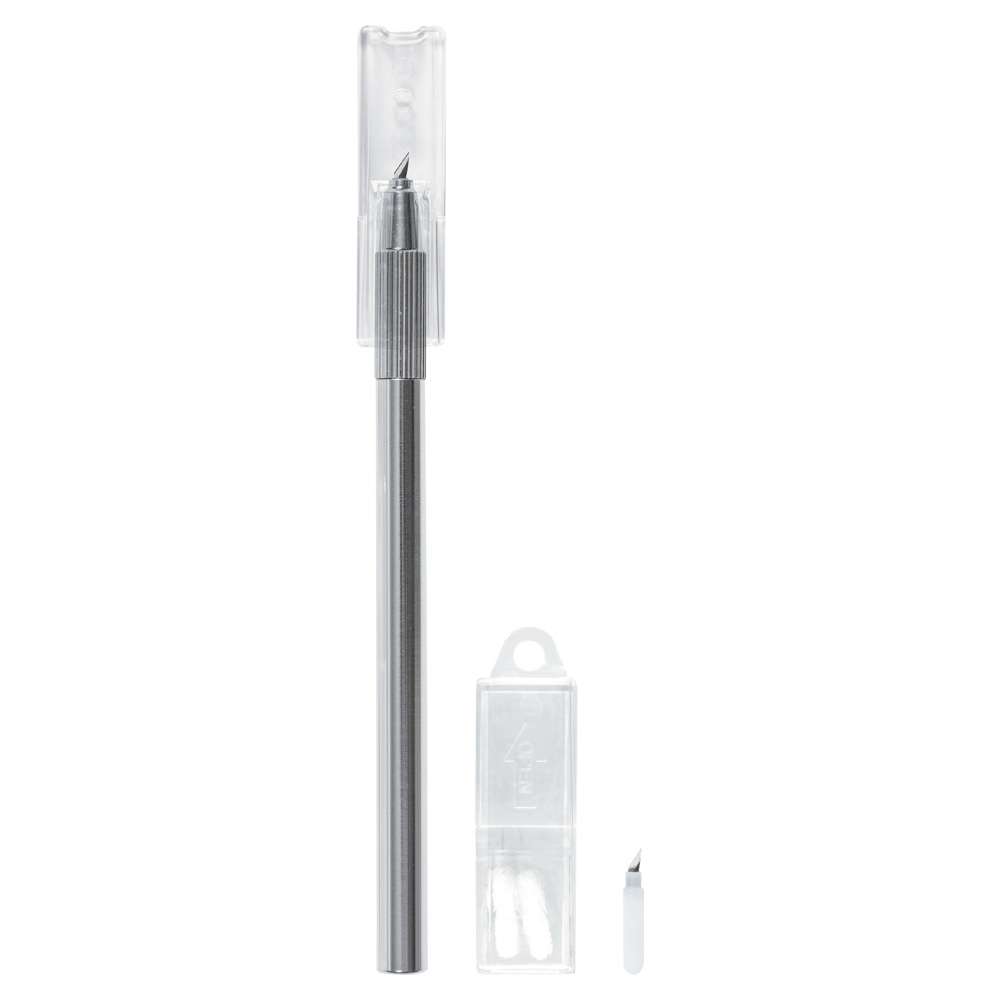 BRUNNEN Messerstift und Schneidunterlage 360° Dreh-Creativ-Messer Ersatzklingen