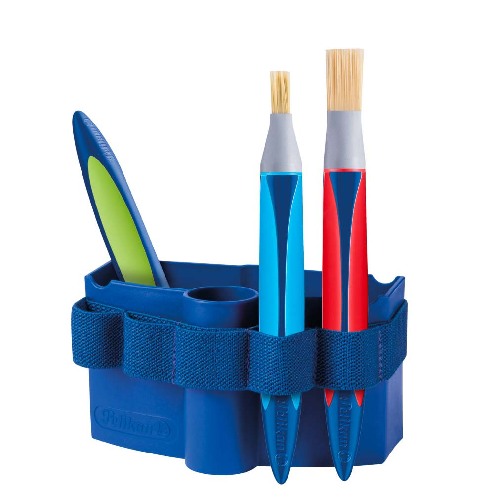 PELIKAN Pinsel griffix - Haarpinsel & Borstenpinsel Box mit 3 Varianten