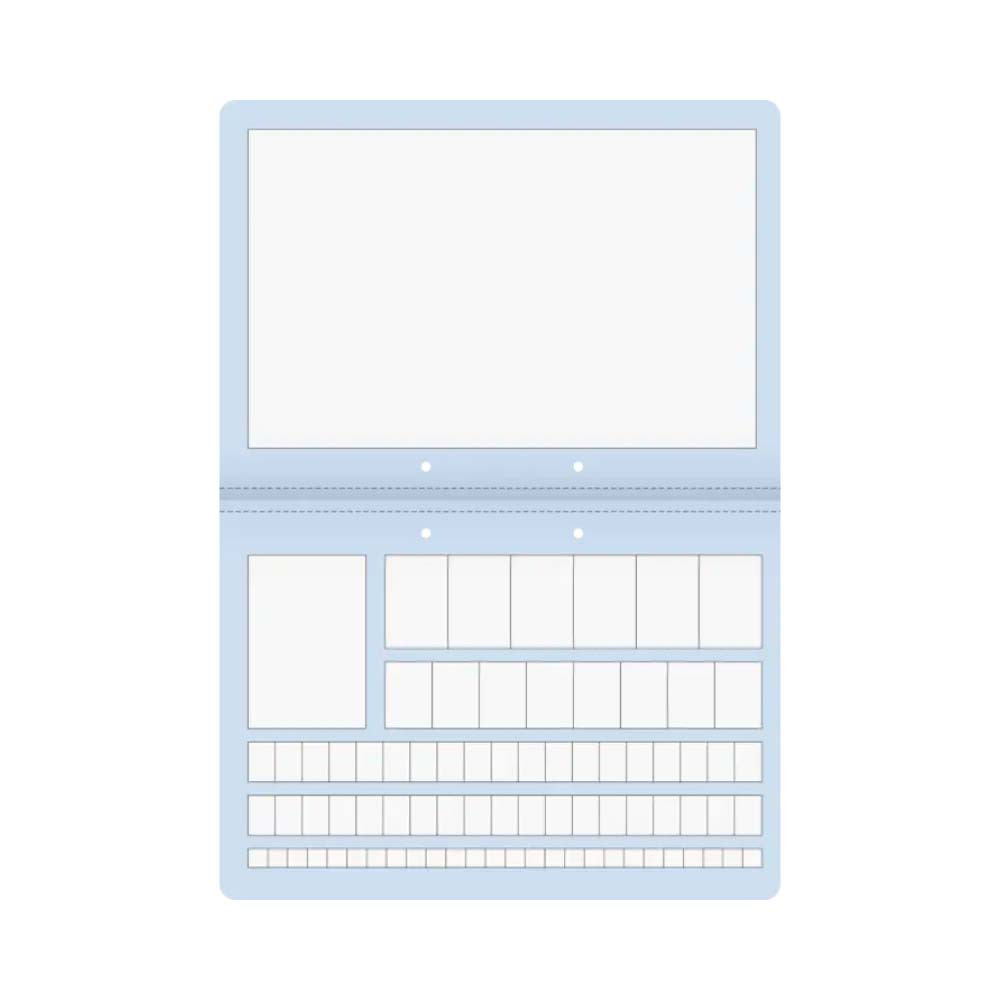 Brunnen Zahlenlernheft A4 quer Lineatur ZL 16 Blatt in blau - Blatt