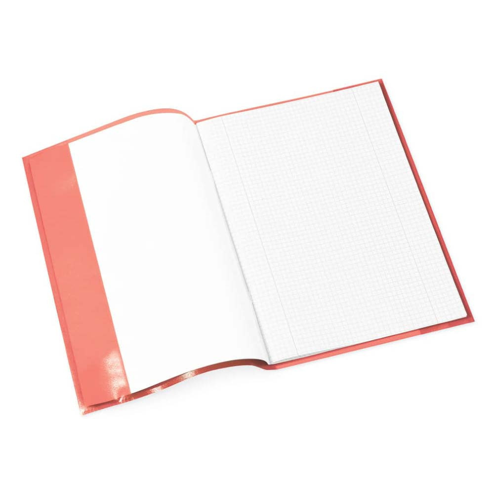 HERMA Heftumschlag Plastik A4, A5 und A6 rot-transparent A4 offen