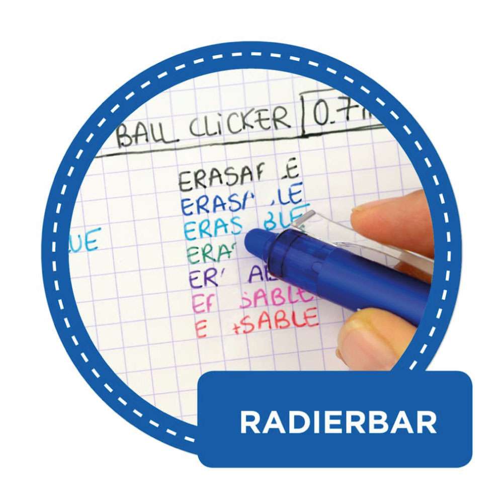 PILOT Tintenroller FriXion Clicker korrigierbar