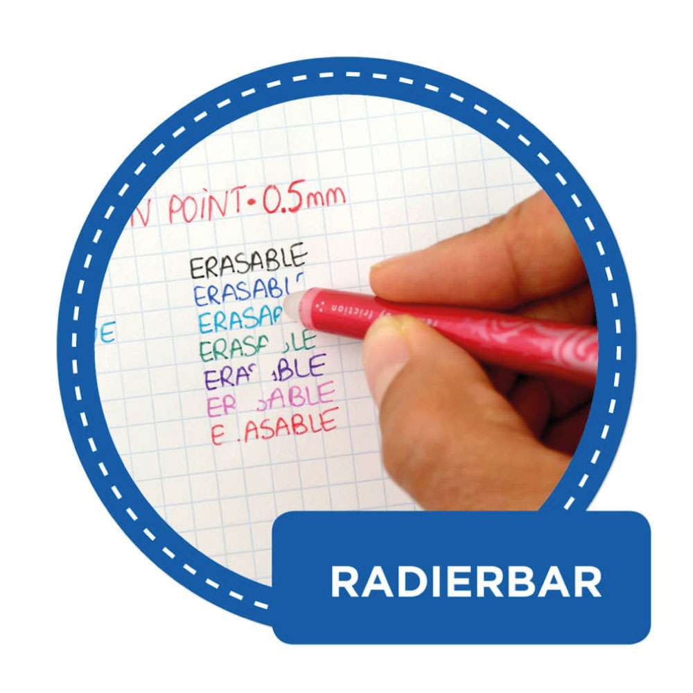 PILOT Tintenroller FriXion Point Tinte löschbar