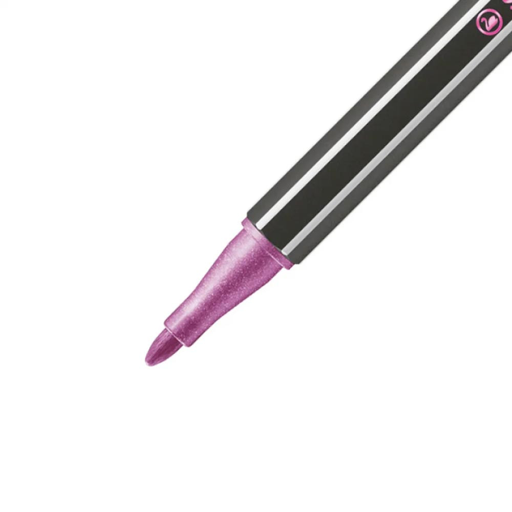 STABILO Premium Filzstift Pen 68 metallic rosarot Spitze