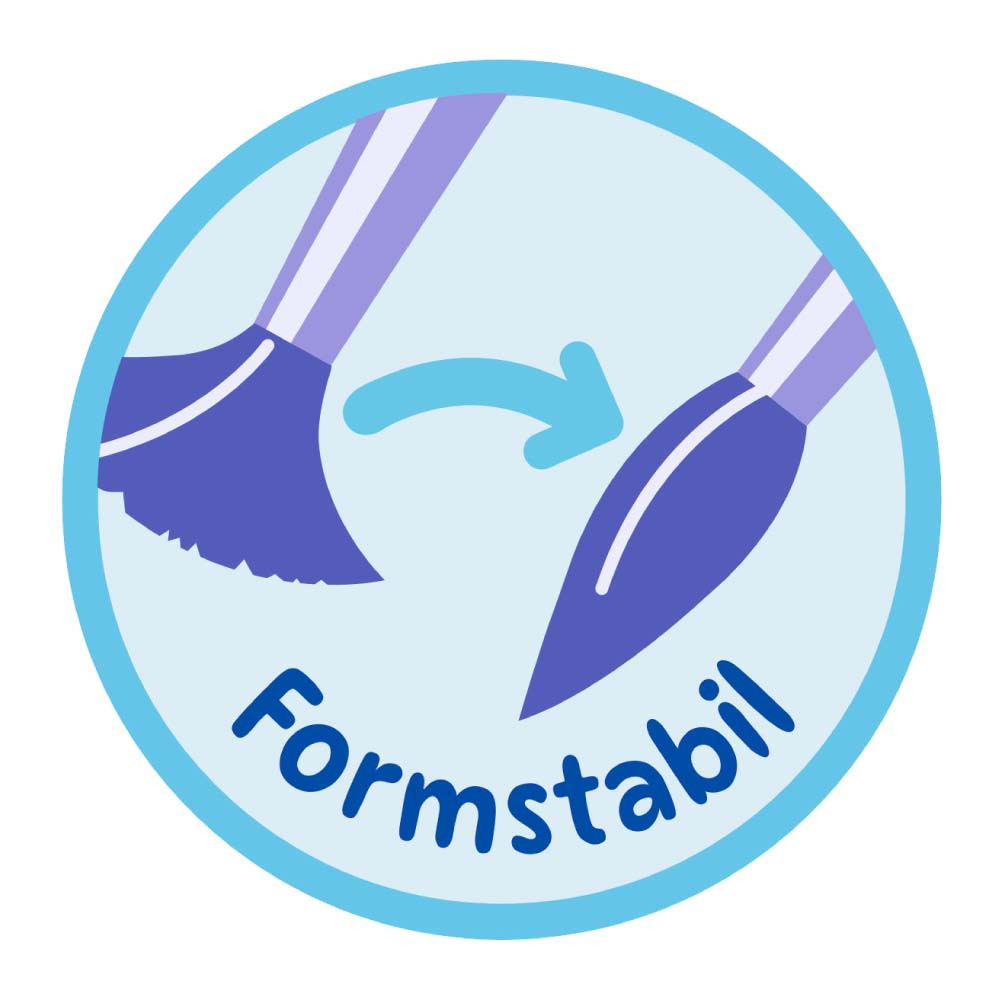PELIKAN Pinsel griffix - Haarpinsel & Borstenpinsel Formstabil