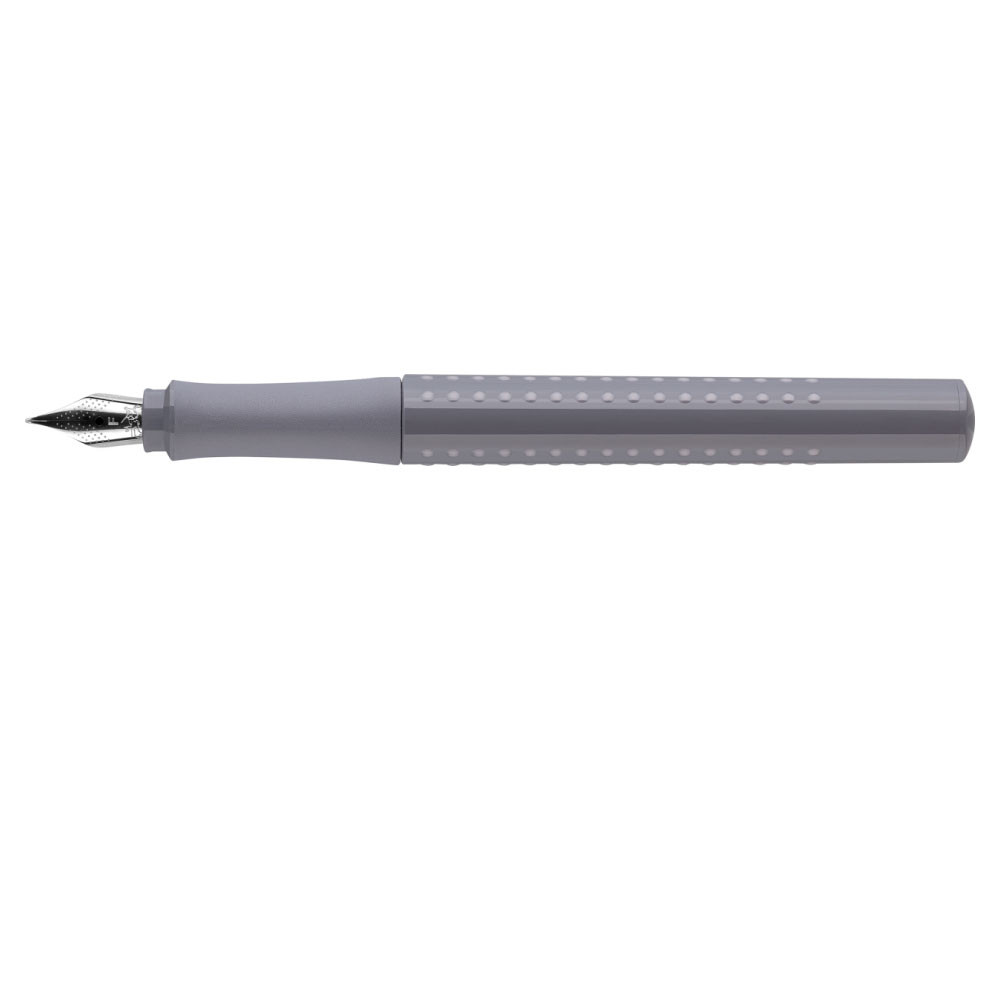 FABER-CASTELL Füller Grip 2010 Feder F, FABER-CASTELL Farben - dapple gray offen
