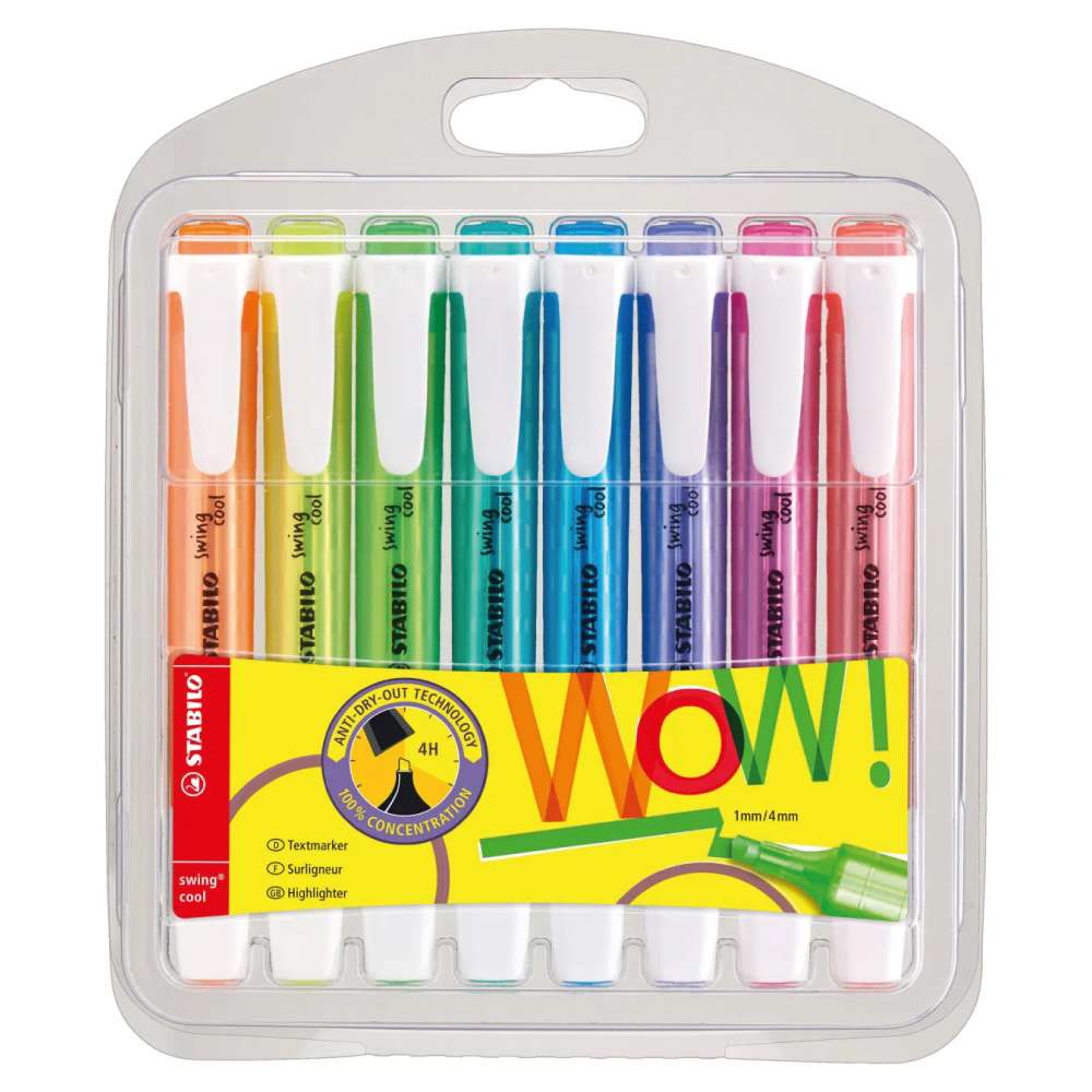 STABILO Textmarker swing cool 8er Set