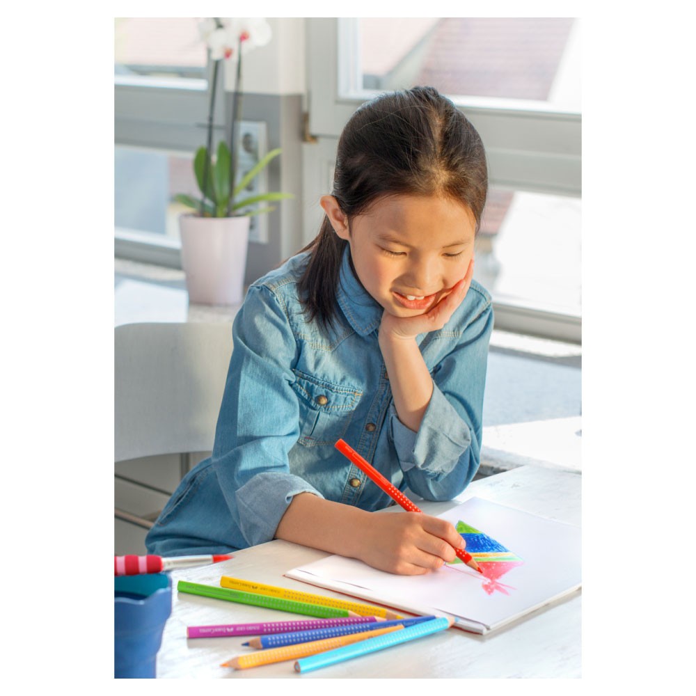 FABER CASTELL Farbstift Jumbo Grip 6er Set Kind