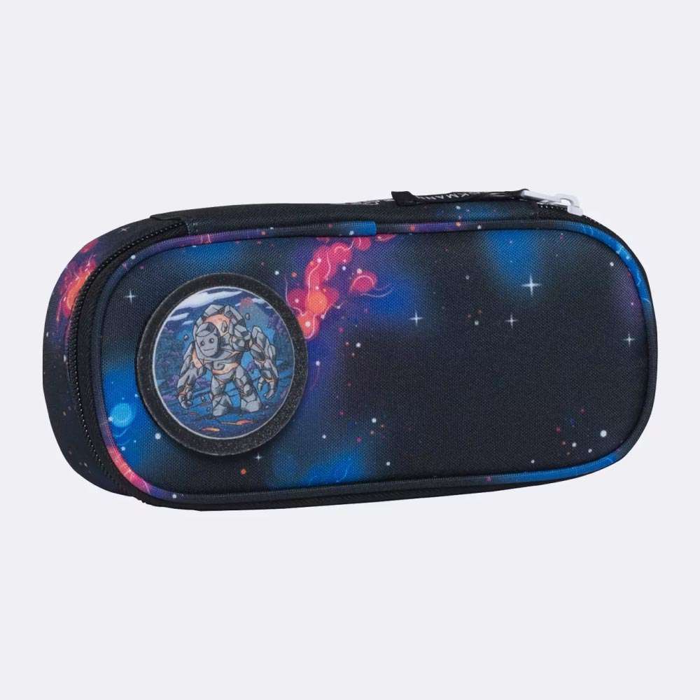 BECKMANN Schulranzen Set AIR PLUS 6 tlg - Ninja Elements Schüleretui Federmäppchen