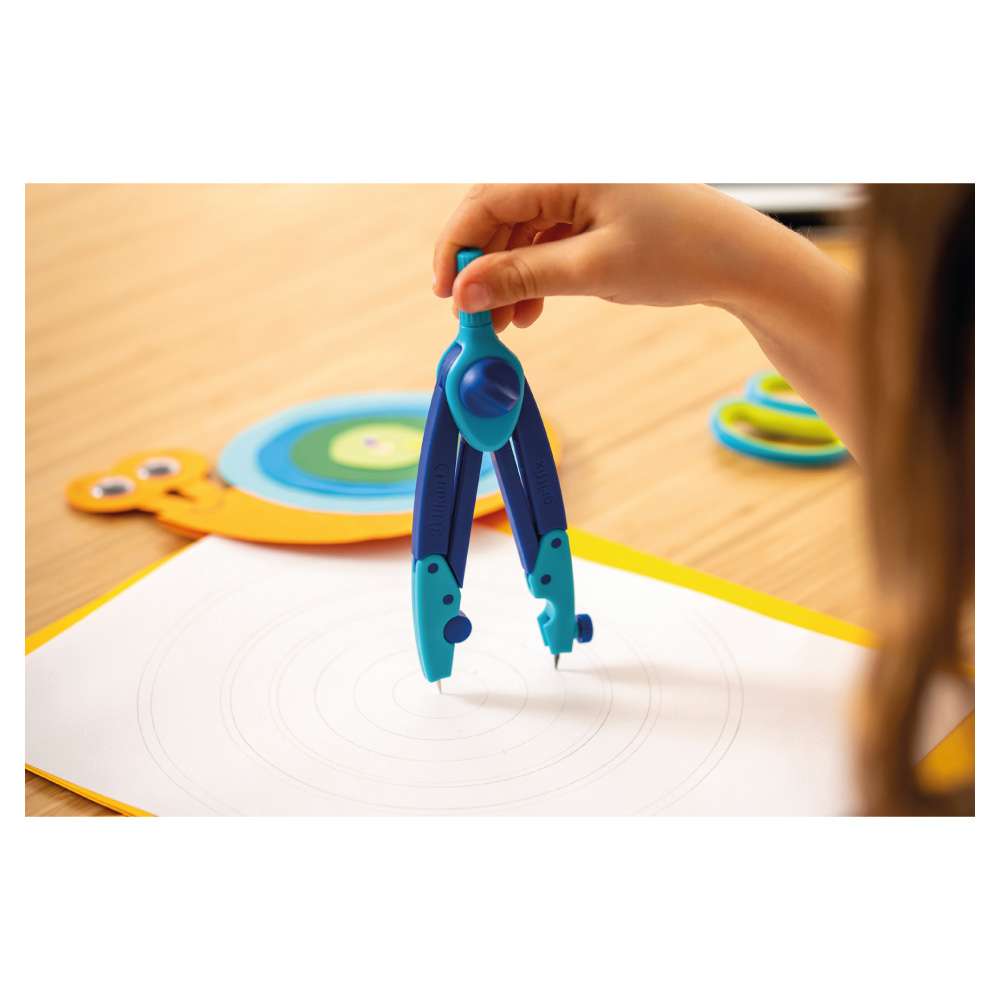 PELIKAN griffix® Zirkel blau zeichnen Hausaufgaben