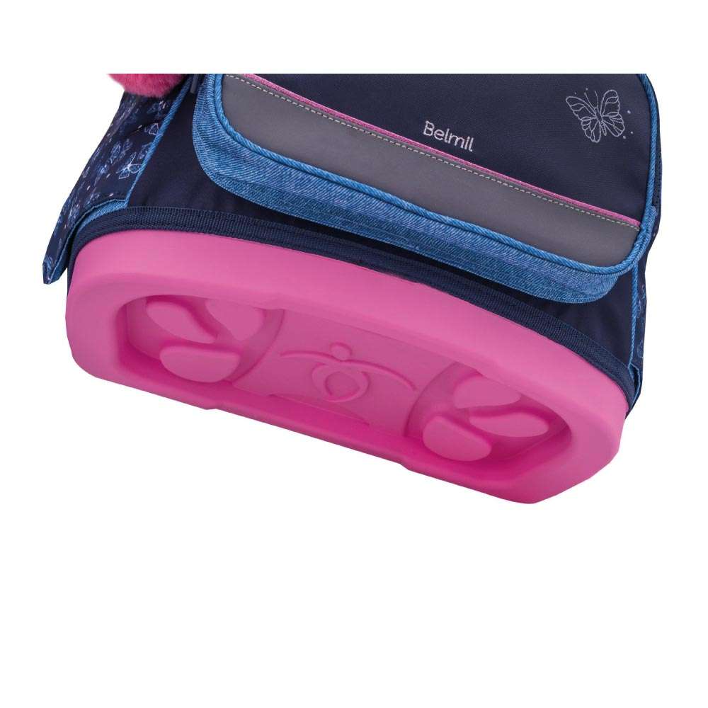 BELMIL Schulranzen COMPACT PLUS Set 5 tlg - Sapphire unten