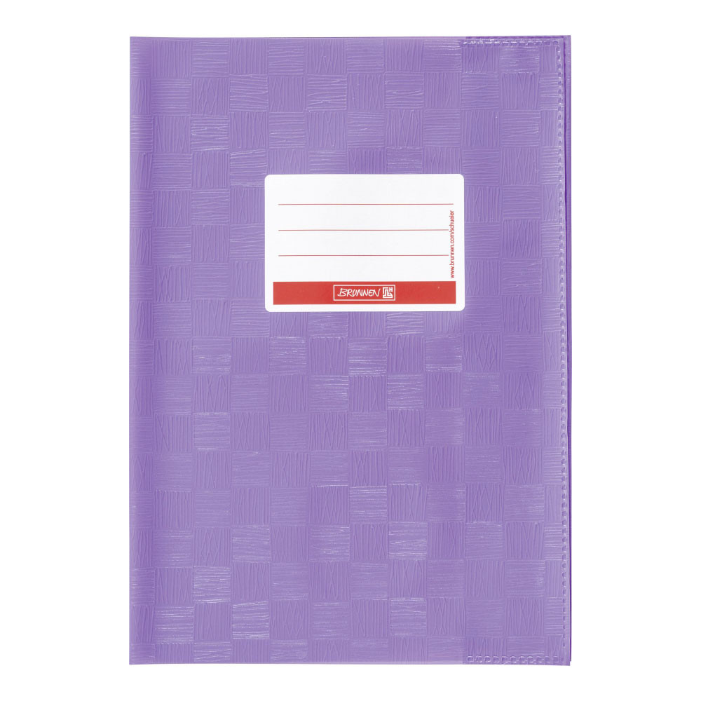 BRUNNEN Heftumschlag Plastik A4 lila