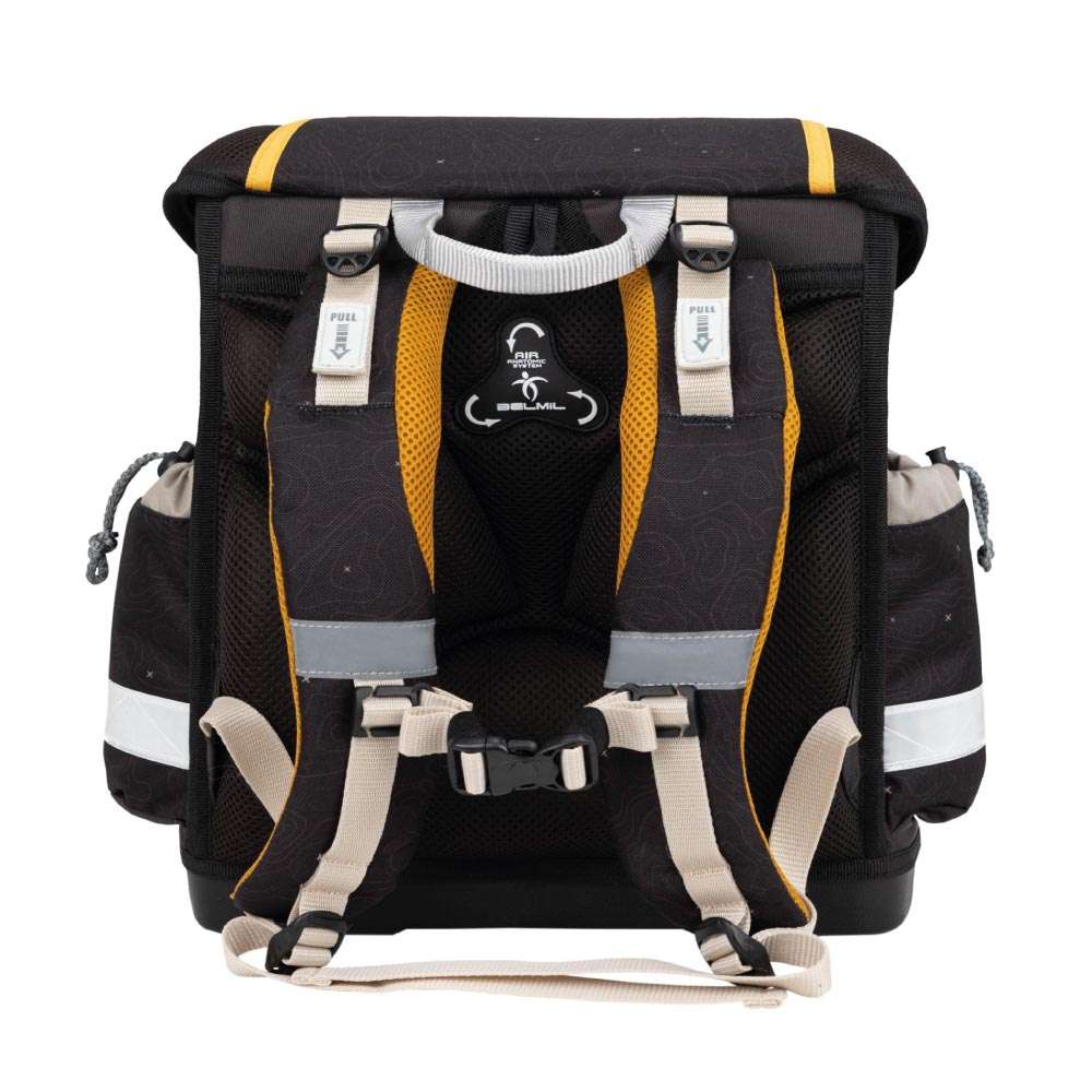 Belmil Schulranzen CLASSY 4 tlg - Moonless Night Rückansicht