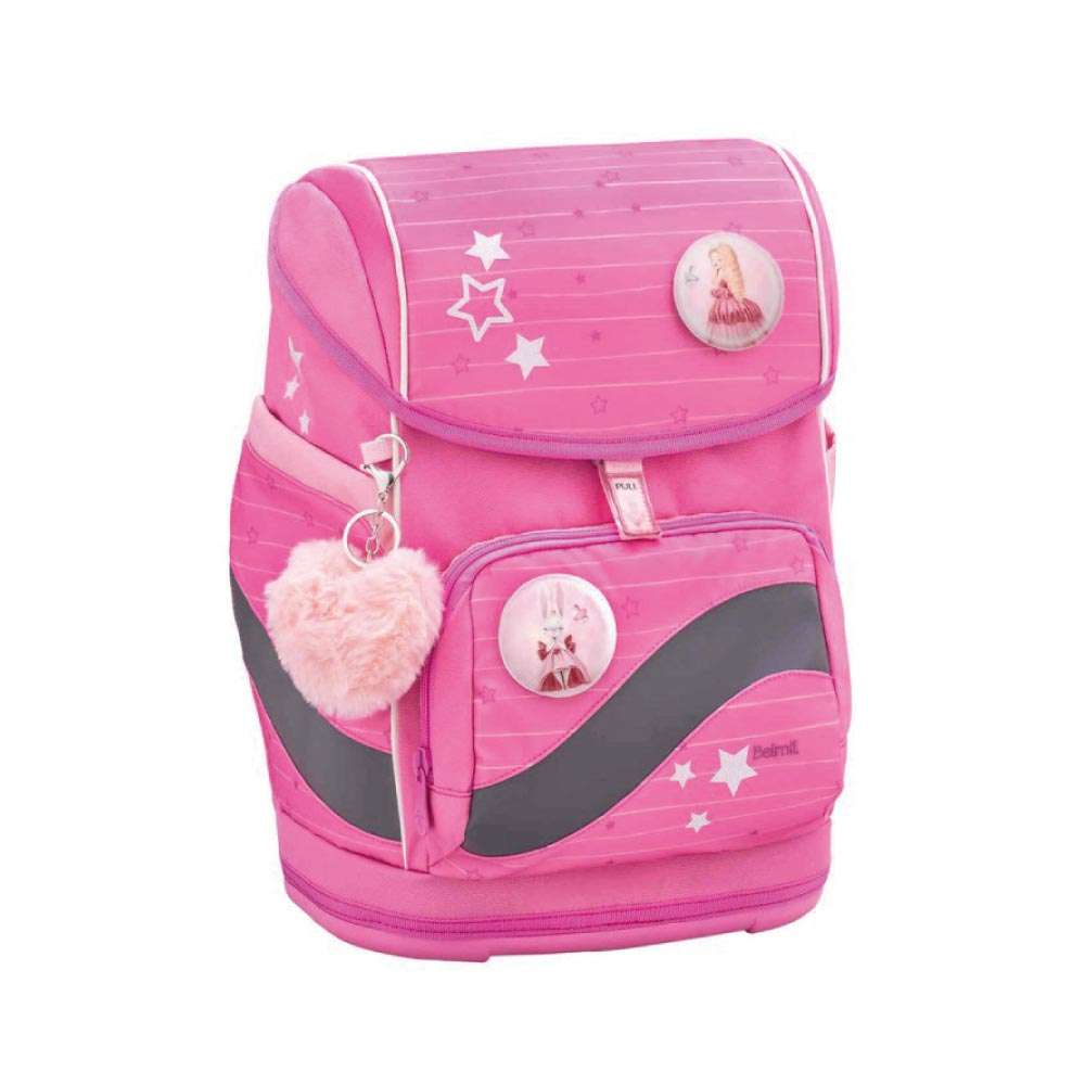 BELMIL Schulranzen SMARTY PLUS Set 5 tlg - Candy seitliche Front