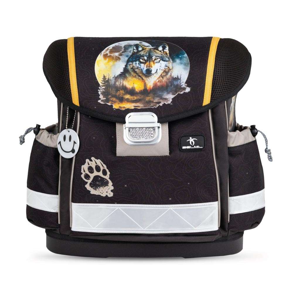 Belmil Schulranzen CLASSY 4 tlg - Moonless Night Front
