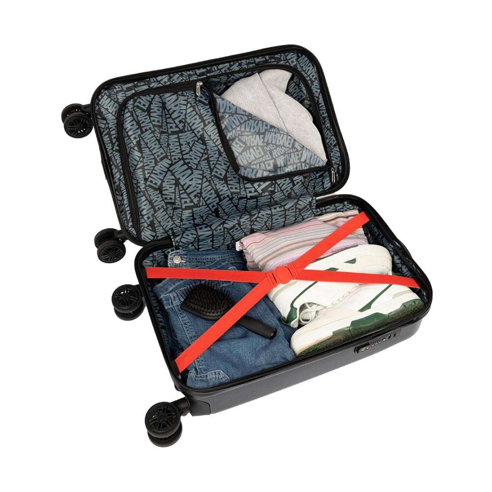 SCOOLI Kinderkoffer Trolley 20' - Marvel Comics  geöffnet gefüllt