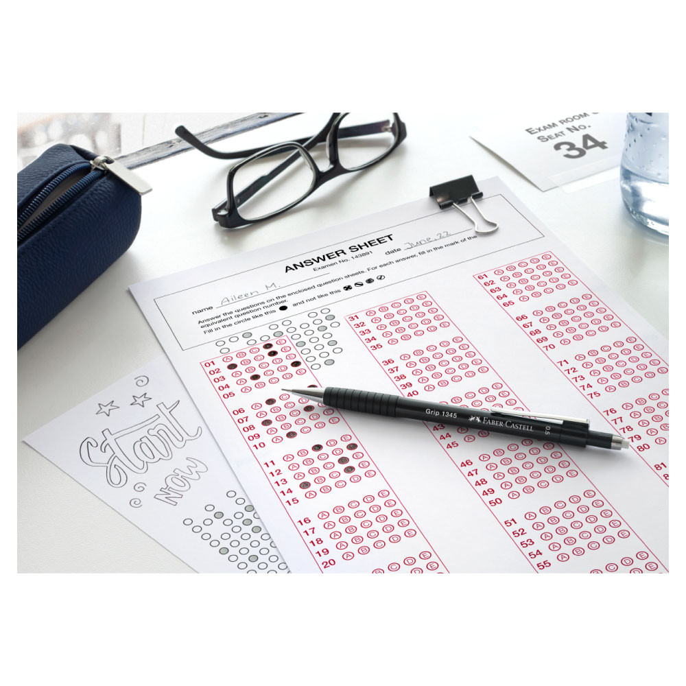 FABER CASTELL Druckbleistift Grip Fein-Mine schreiben