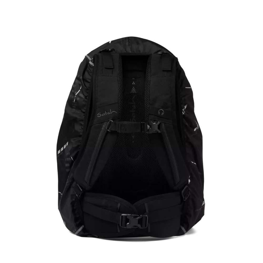 SATCH Regenschutz - in verschiedenen Farben - Regencape Ninja Matrix hinten