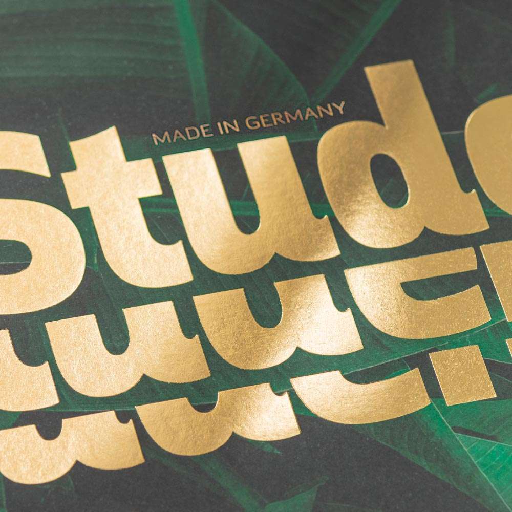 BRUNNEN Collegeblock Premium Student JUNGLE Beschriftung