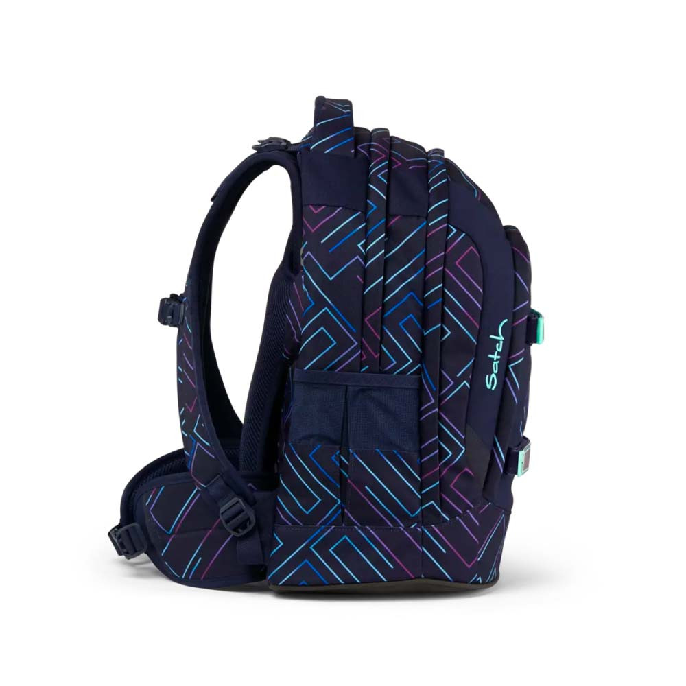 SATCH Schulrucksack pack - Purple Laser rechts