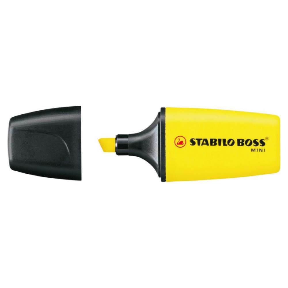 STABILO BOSS Textmarker original MINI 5er Set gelb