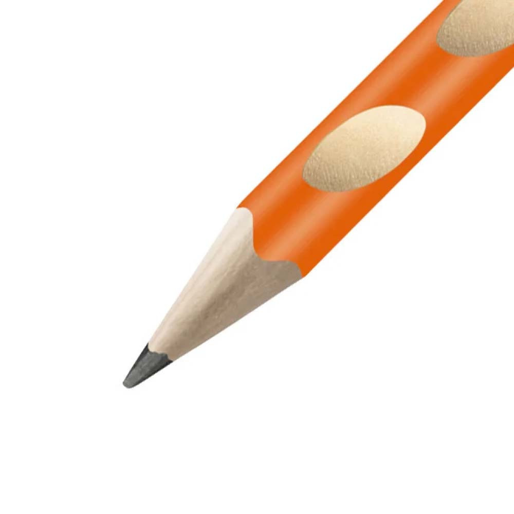 STABILO ergonomischer Bleistift EASYgraph S rechtshändig pink HB Spitze