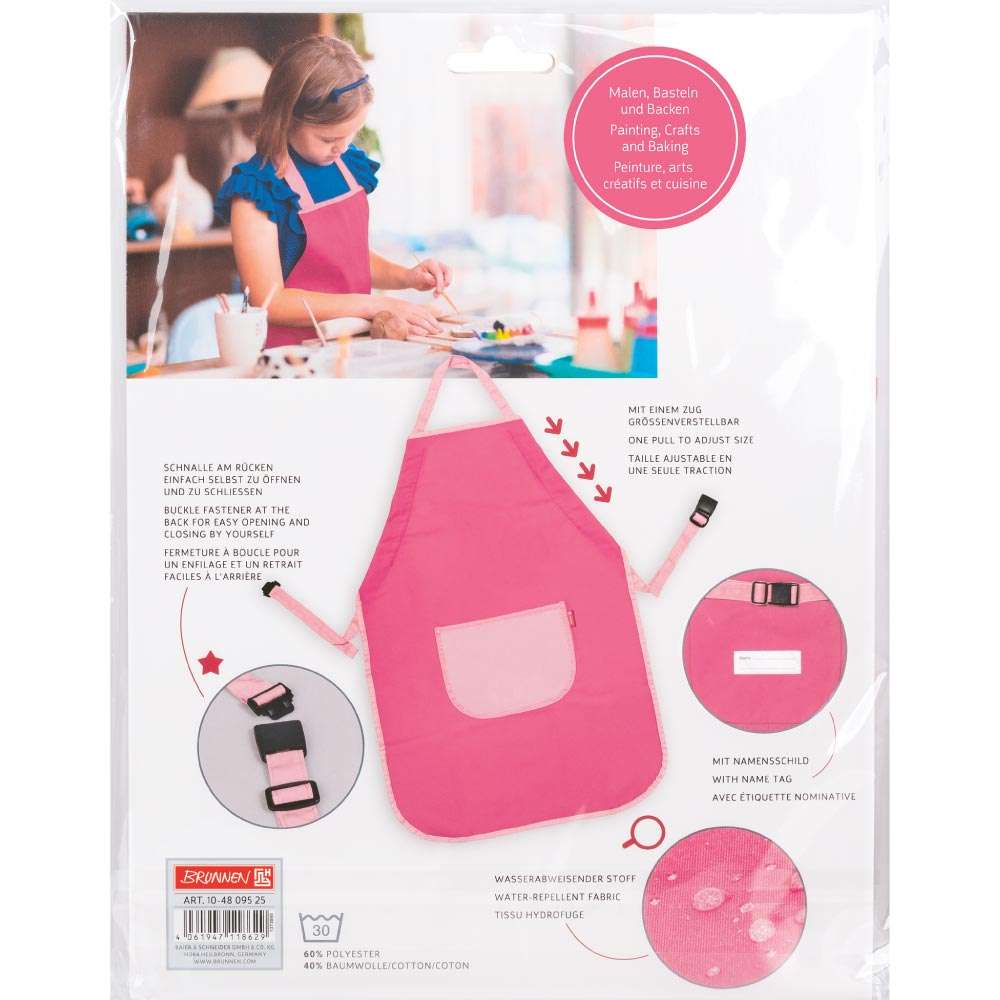 BRUNNEN Kinderschürze tulip Verpackung Rückseite