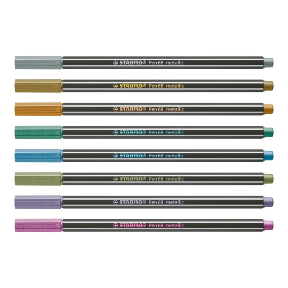 STABILO Premium Filzstift Pen 68 metallic Übersicht alle Farben