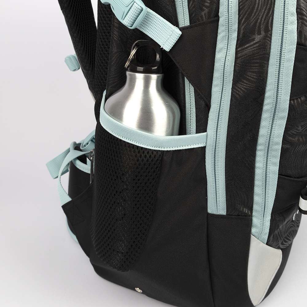 NEOXX Schulrucksack Active Pro Queen of the nite Trinkflasche