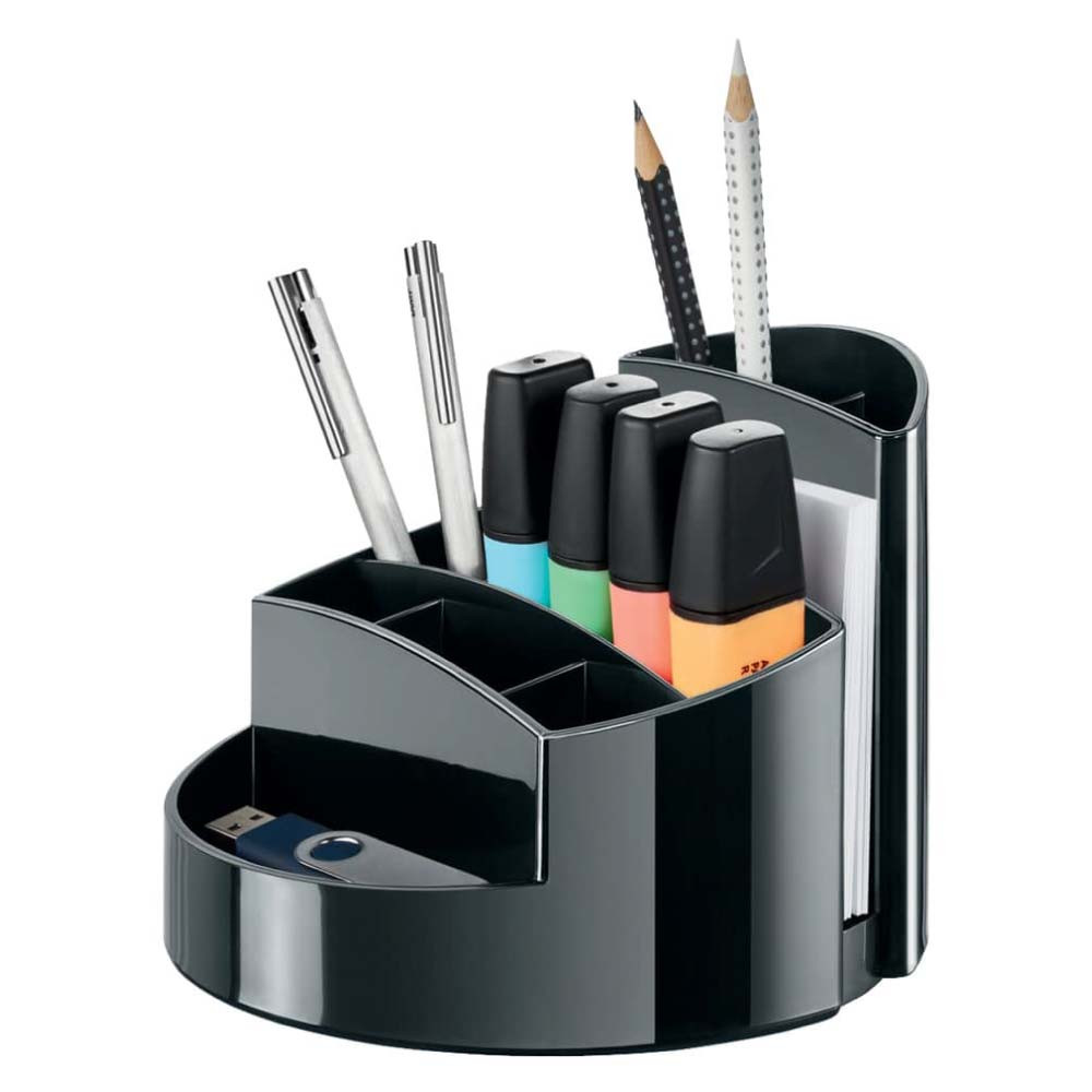 HAN Köcher Rondo schwarz Stifte