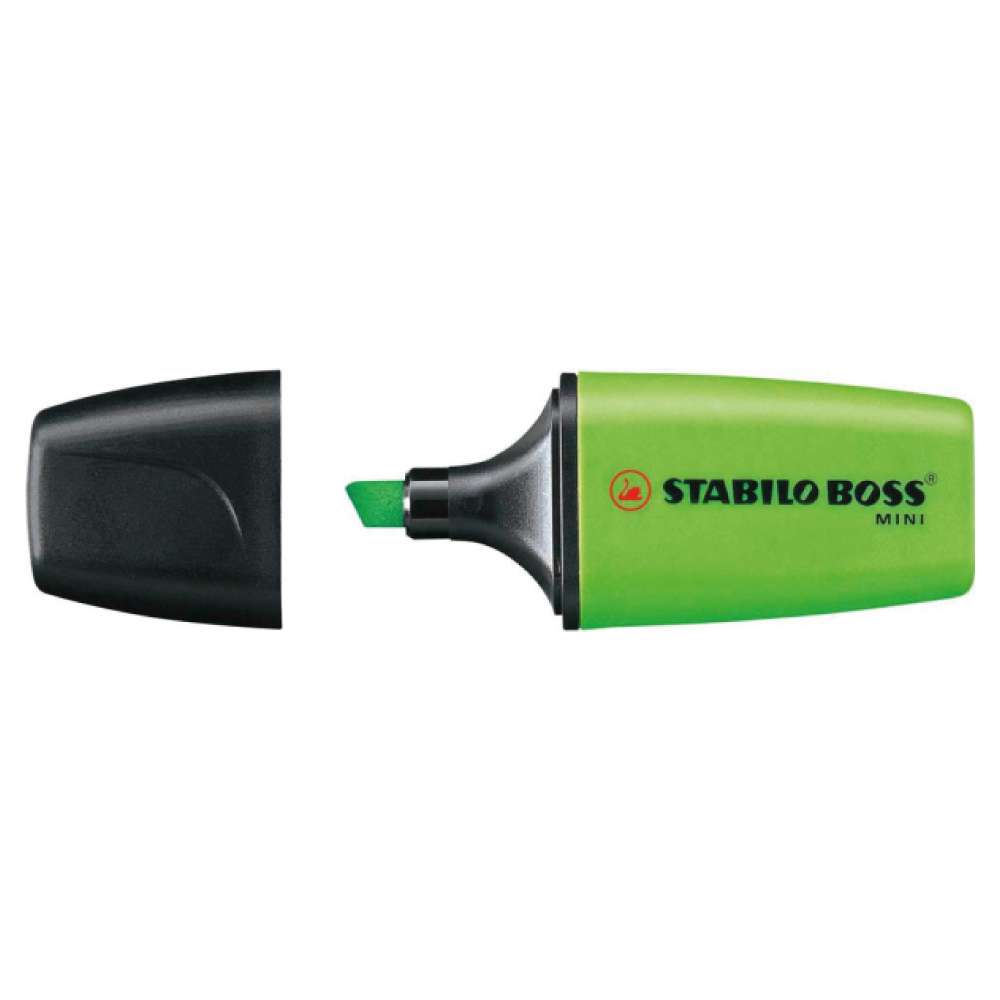 STABILO BOSS Textmarker original MINI 5er Set grün