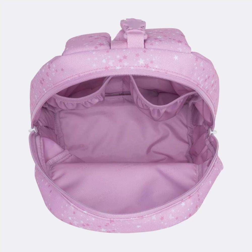 BECKMANN Schulranzen Active Air FLX 6 tlg - Rosie Brottasche geöffnet