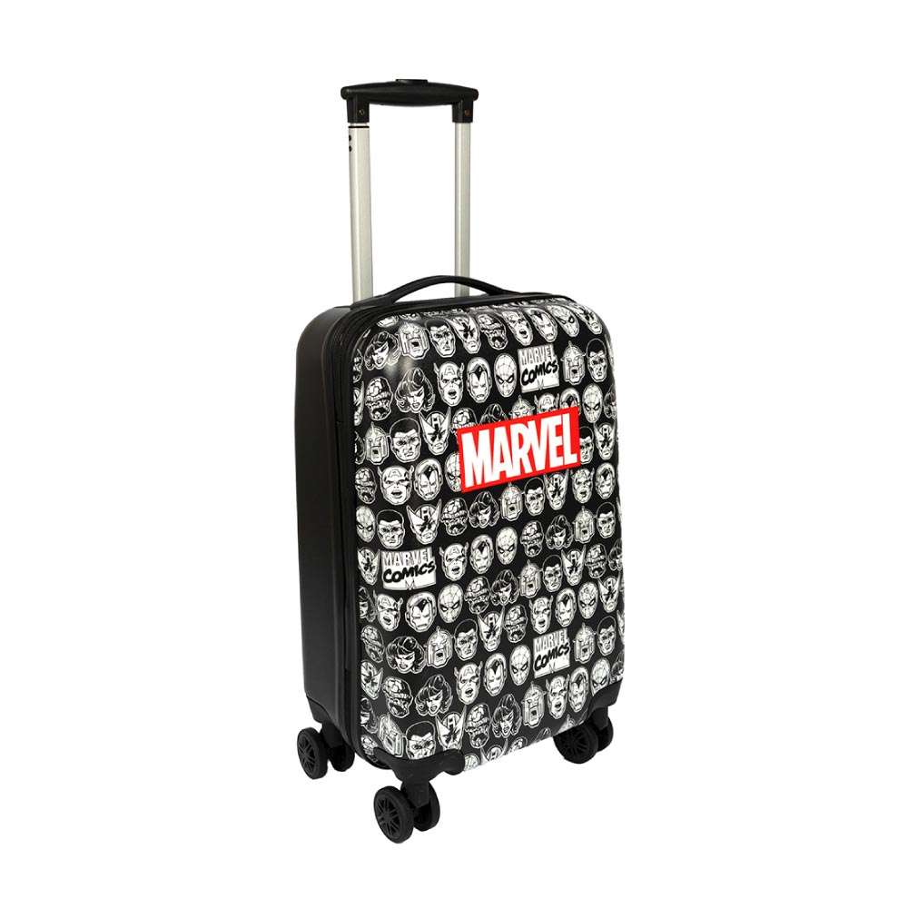 SCOOLI Kinderkoffer Trolley 20' - Marvel Comics  seitliche Front