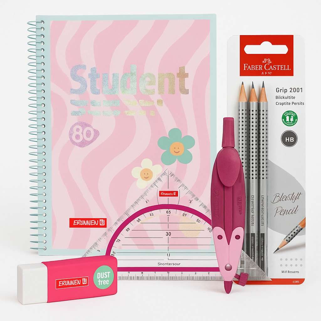 Geometriehelden-Set für Mädchen