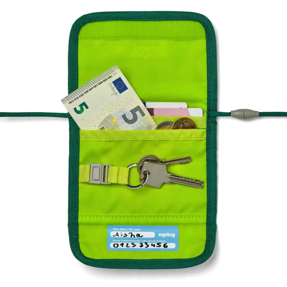 ERGOBAG - Brustbeutel - Bärtastisch Beispiel